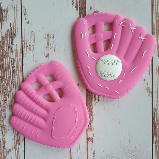 Pink Baseball Glove - Poppy + Clover