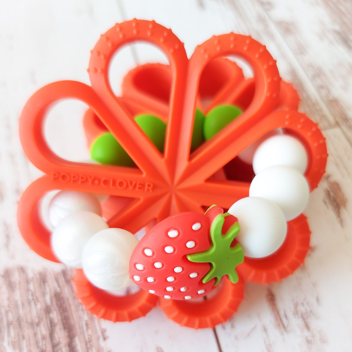 Flower Teething Ring - Poppy + Clover
